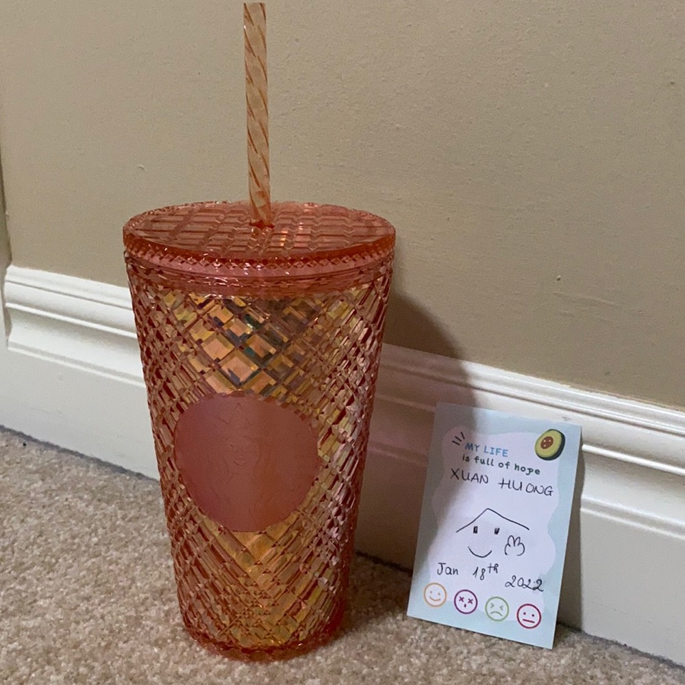Jewel Grande Gold Rose Starbucks Cup - 2021 Holiday Released